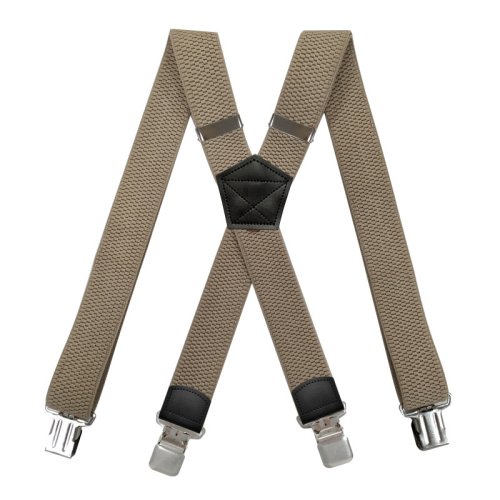 Afbeelding van Zware, verstelbare bretels voor mannen met sterke clips en elastische banden – ideaal voor zwaar werk en outdoor activiteiten