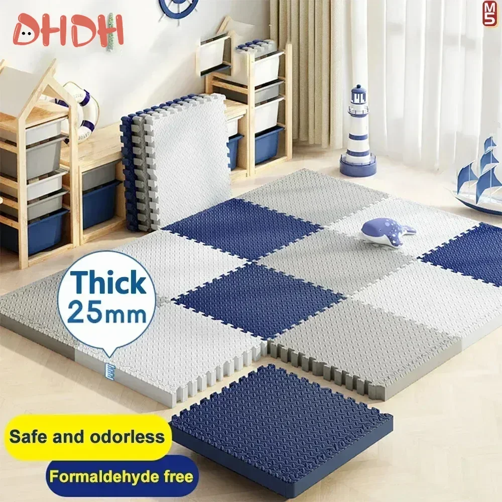 Image de Tapis de Jeu Insonorisé pour Bébé - Puzzle Éducatif & Sécurité