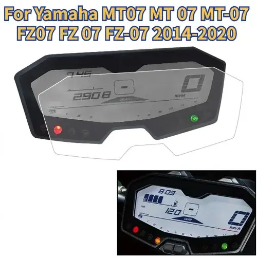 Image de Film Protecteur Tableau de Bord Moto pour Yamaha MT-07 & FZ-07
