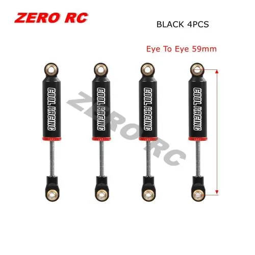 59mm noir 4PCS