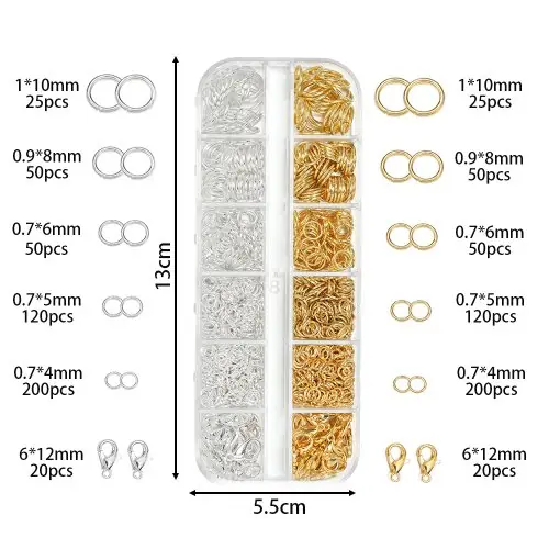 Image de Kit Bijoux 930 Pièces - Création DIY Bracelets & Colliers