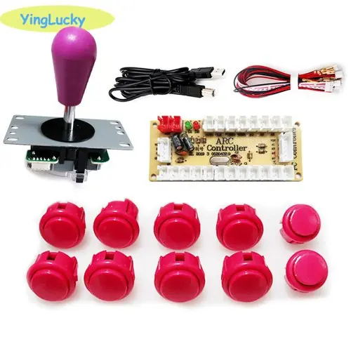 Image de Kit Joystick Arcade USB - Contrôleur 8 Voies Sanwa