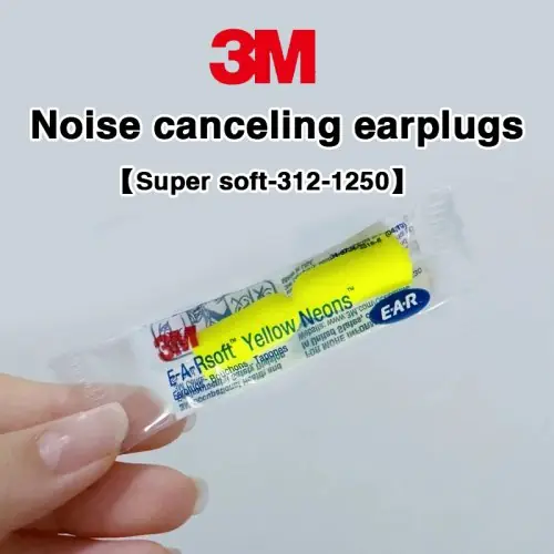 Image de Bouchons d'oreilles anti-bruit 3M - Protection auditive confortable