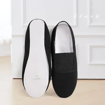 Image de Chaussures de Ballet Souple pour Filles & Femmes - Semelle en Cuir