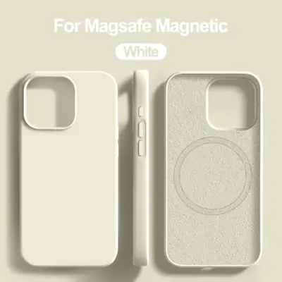 Image de Coque Silicone Liquide Anti-Choc pour iPhone MagSafe