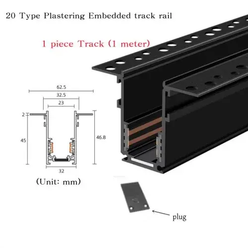 1 pièce Rail à enduire