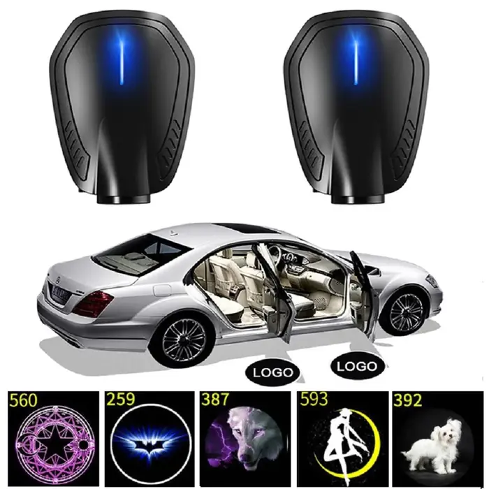Image de Projecteur LED Voiture - Lumière de Bienvenue Rechargeable