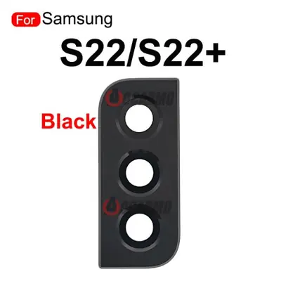 Image de Objectif Caméra Arrière + Cadre de Remplacement pour Samsung Galaxy S22/S22+