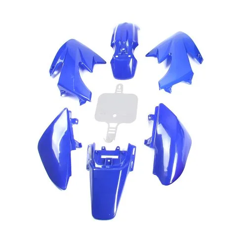 Blauw plastic