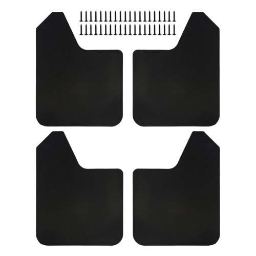 Image of 4x Mudflaps Flaps Exterior Parts Black Universal Car Accessories Guards Mudflaps for Pickup SUV Car Truck