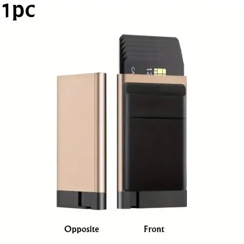 Image de Portefeuille RFID Mini Métal Homme - Élégant & Sécurisé