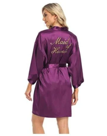 Purple Maid of Honor
