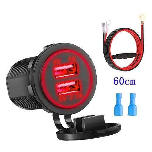 Rosso USB con filo