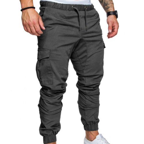 Imagen de Pantalones Cargo Ajustados para Hombre - Estilo Deportivo y Funcional