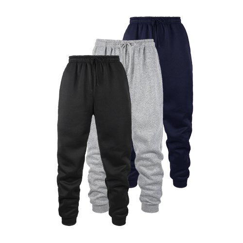 Zdjęcie Męskie spodnie do joggingu Spodnie sportowe Spodnie do biegania Fitness Jednokolorowe spodnie dresowe Łatwe do dopasowania spodnie domowe