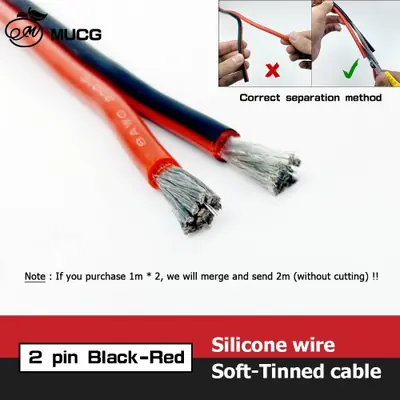 Image de Câbles Électriques Auto en Silicone - 10AWG à 2AWG