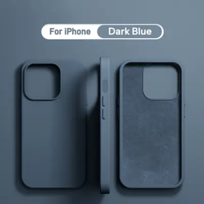 Image de Coque Silicone Liquide Ultra-Fine pour iPhone