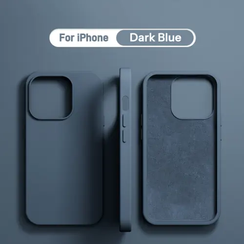 Image de Coque Silicone Liquide Ultra-Fine pour iPhone