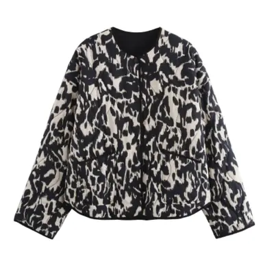 Image de Veste Imprimée Serpent Tendance Automne 2024