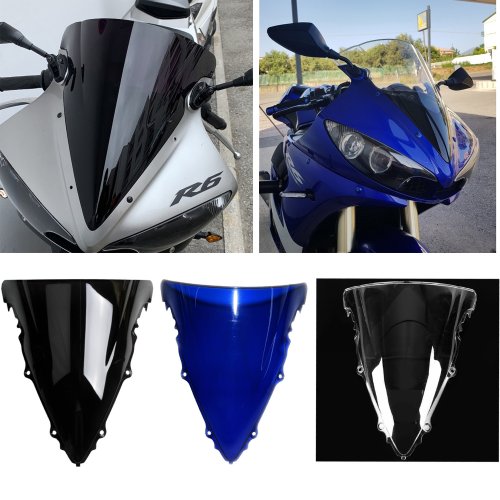 Afbeelding van ABS Voorruit voor Yamaha YZF R6 & R6S (2003-2009)