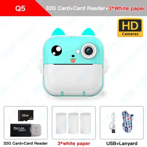 Image de Appareil Photo Instantané pour Enfants HD 1080p