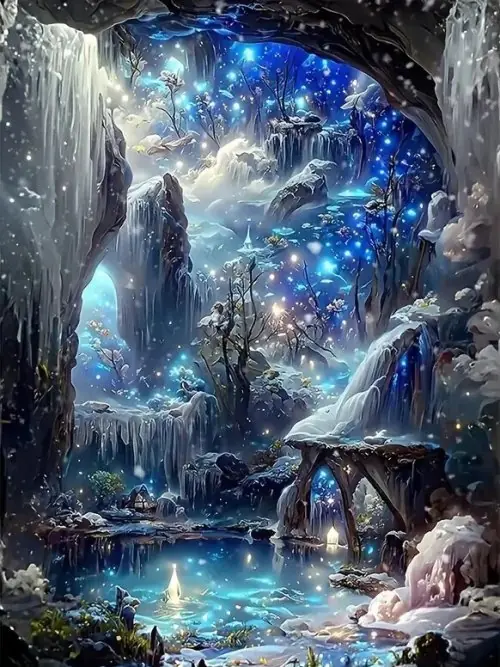 Image de Peinture Diamant 5D Paysage - Kit Complet 30x40 cm