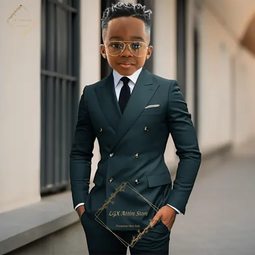 Image de Costume de Smoking Élégant pour Garçons