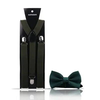 Image de Bretelles & Nœud Papillon Homme - Style Élégant pour Mariage et Affaires