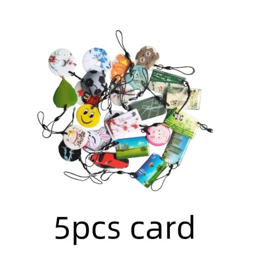 Zdjęcie 5Pcs IC 13.56Mhz UID Block 0 Sektor zapisywalny wielokrotnego zapisu RFID Smart Read Write M1 S50 Zmienny brelok do kluczy Brelok do kluczy Karta