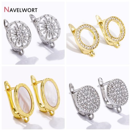 Image de Boucles d'oreilles Shvenzy Sun - Or 18 carats & Coquille Naturelle