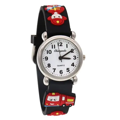 Image de Montre Enfant Pompier - Silicone & Quartz