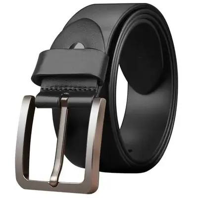 Image de Ceinture Réglable Unisexe en Alliage & Cuir PU - Style Classique