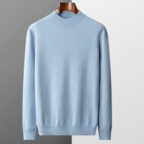 Zdjęcie Męski Sweter z Kaszmiru – Elegancki i Ciepły