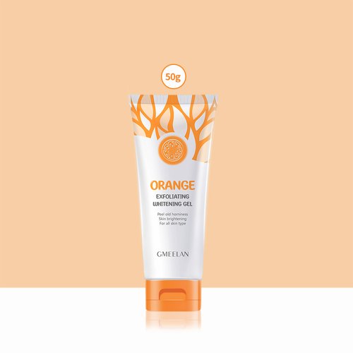 Orangefarbenes Peeling-Gel, Entferner abgestorbener Flecken, Aufhellung der Peeling, 50 g, sanfte Reparatur, Peeling, Aufhellung, feuchtigkeitsspendende Feuchtigkeitscreme, koreanische Hautpflege