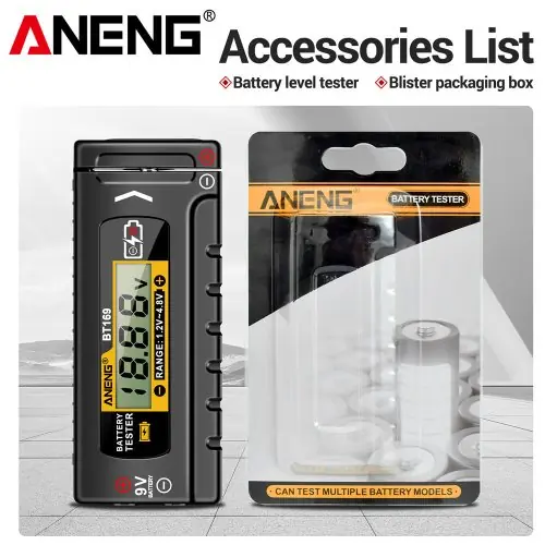 Image de Testeur de Batterie Numérique Multifonctionnel ANENG BT169