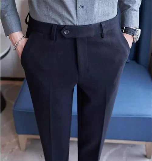 Image de Pantalon Homme en Laine Slim - Automne/Hiver