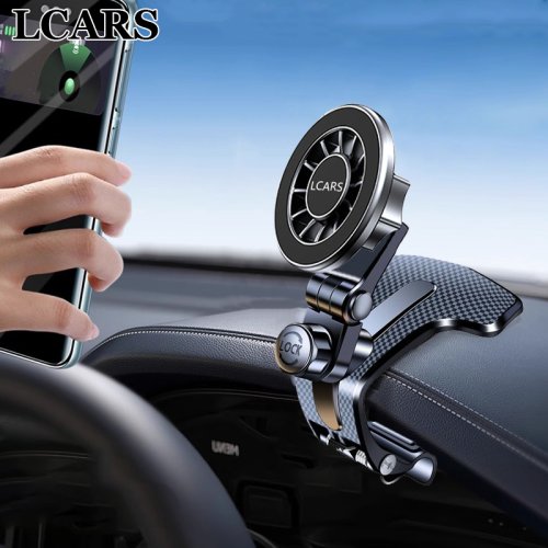 Afbeelding van Universele Draaibare Autohouder voor Telefoon met Multi-hoek Verstelling - Cool Dashboard Clip voor Mobiele Navigatie en Smartphone in Auto
