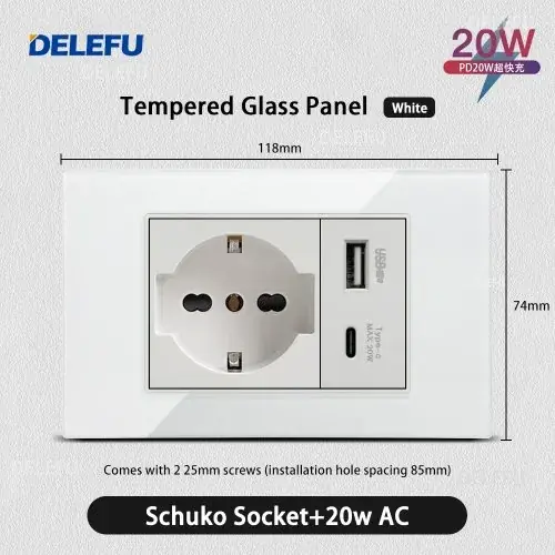 Schuko 20wAC