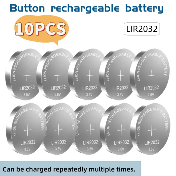 10PCS LIR2032