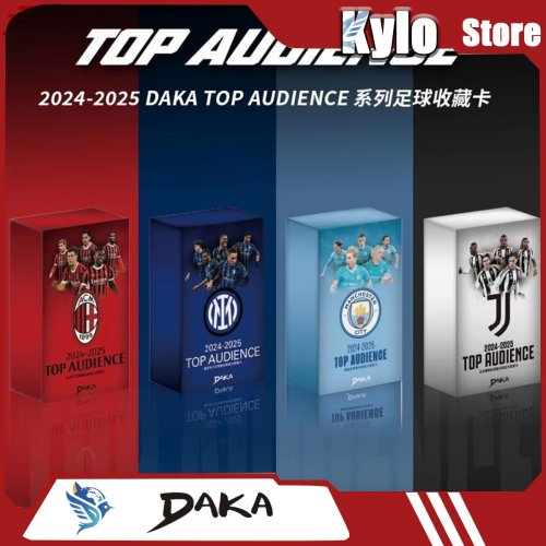 Immagine di Carte Collezionabili Daka 2024-2025 - Edizione Ufficiale Football Star con Juventus, AC Milan, Inter, Manchester City e Altri Club Top - Confezione Regalo Perfetta per Appassionati di Calcio
