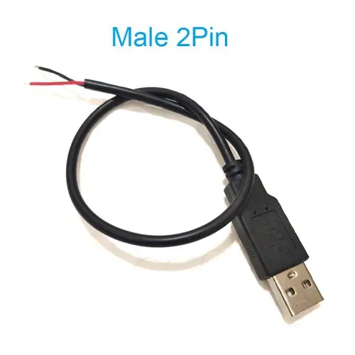Image de Câble USB 5V - Connecteur Mâle/Femelle pour Bricolage