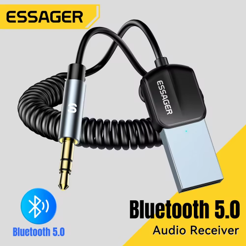 Afbeelding van Bluetooth Audio Adapter voor Auto – Draadloos & Eenvoudig
