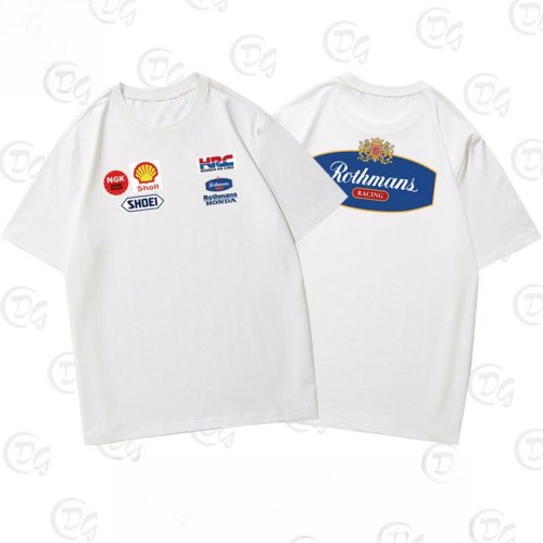 Afbeelding van Sport en Vrije tijd Los dieptepunt Shirt Hasegawa Lok Fumen NSR Locomotief Motorrijkleding heren T-shirt met korte mouwen
