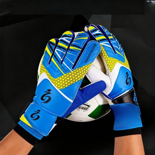 Afbeelding van Professionele Voetbal Keepershandschoenen voor Kinderen met Latex Palm en Lange Vingerbescherming