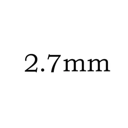 2,7 mm 1000 pièces