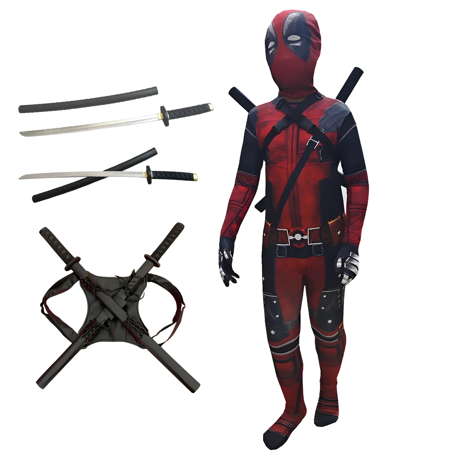Image de Costume Deadpool Enfant - Super Héros Halloween