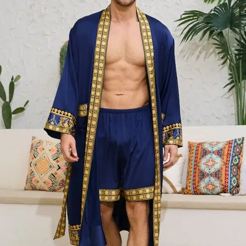 Marineblau blau Set