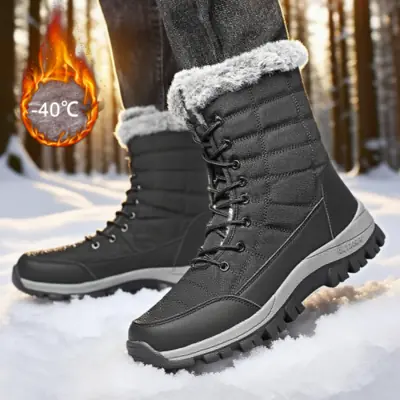 Image de Bottes de Neige Chaudes & Antidérapantes - Hiver