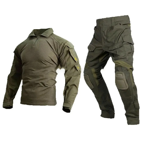 Immagine di Uniforme Tattico Gen3 Multicam per Uomo: Camicia da Combattimento e Pantaloni Cargo Regolabili con Tessuto Elastico