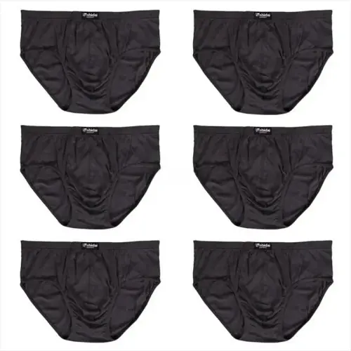 Image de Slips Coton Homme Grande Taille - 6 Pièces